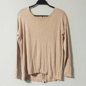 Anthropologie If It‎ Were Me Zipper Back Sweater